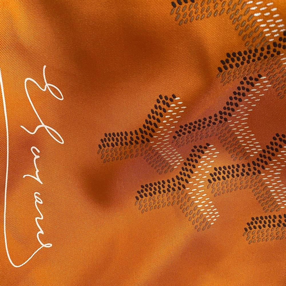 Goyard silk scarf